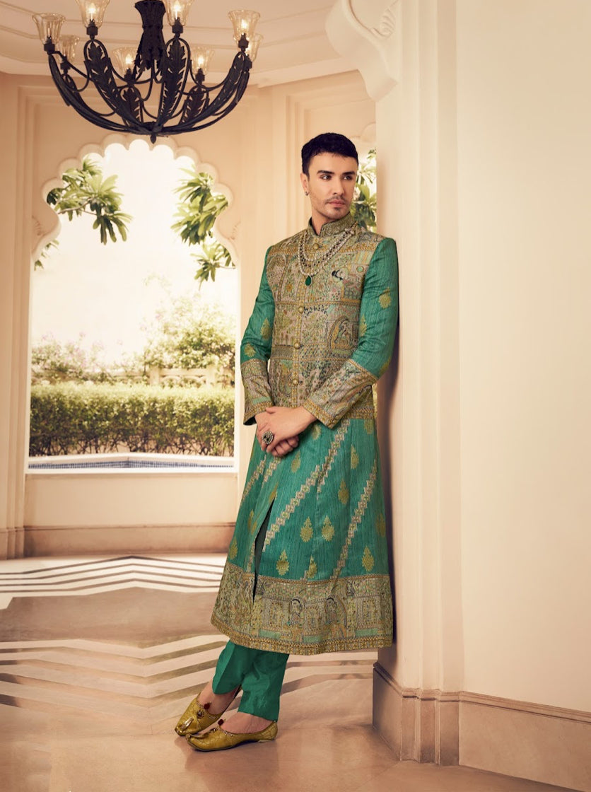 Eleganter rosa-grauer Braut-Lehenga mit Zarkan-Stickerei und Pailletten