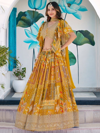 Eleganter rosa-grauer Braut-Lehenga mit Zarkan-Stickerei und Pailletten