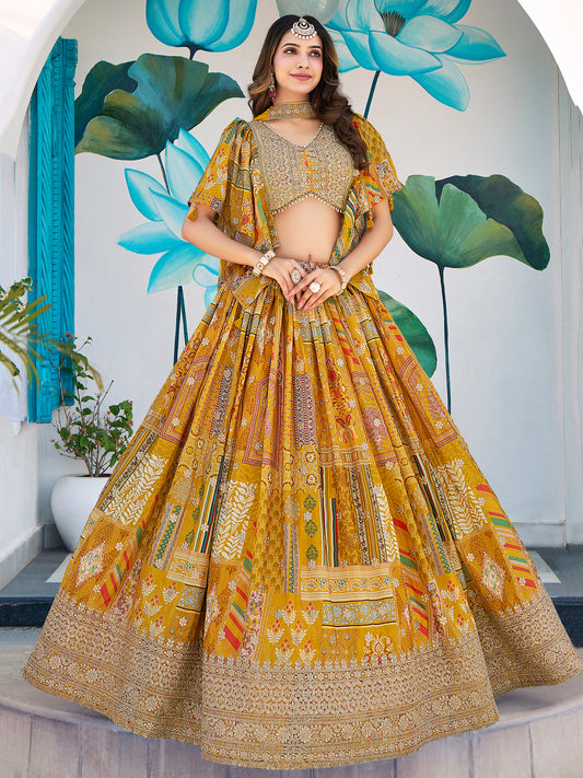 Eleganter rosa-grauer Braut-Lehenga mit Zarkan-Stickerei und Pailletten