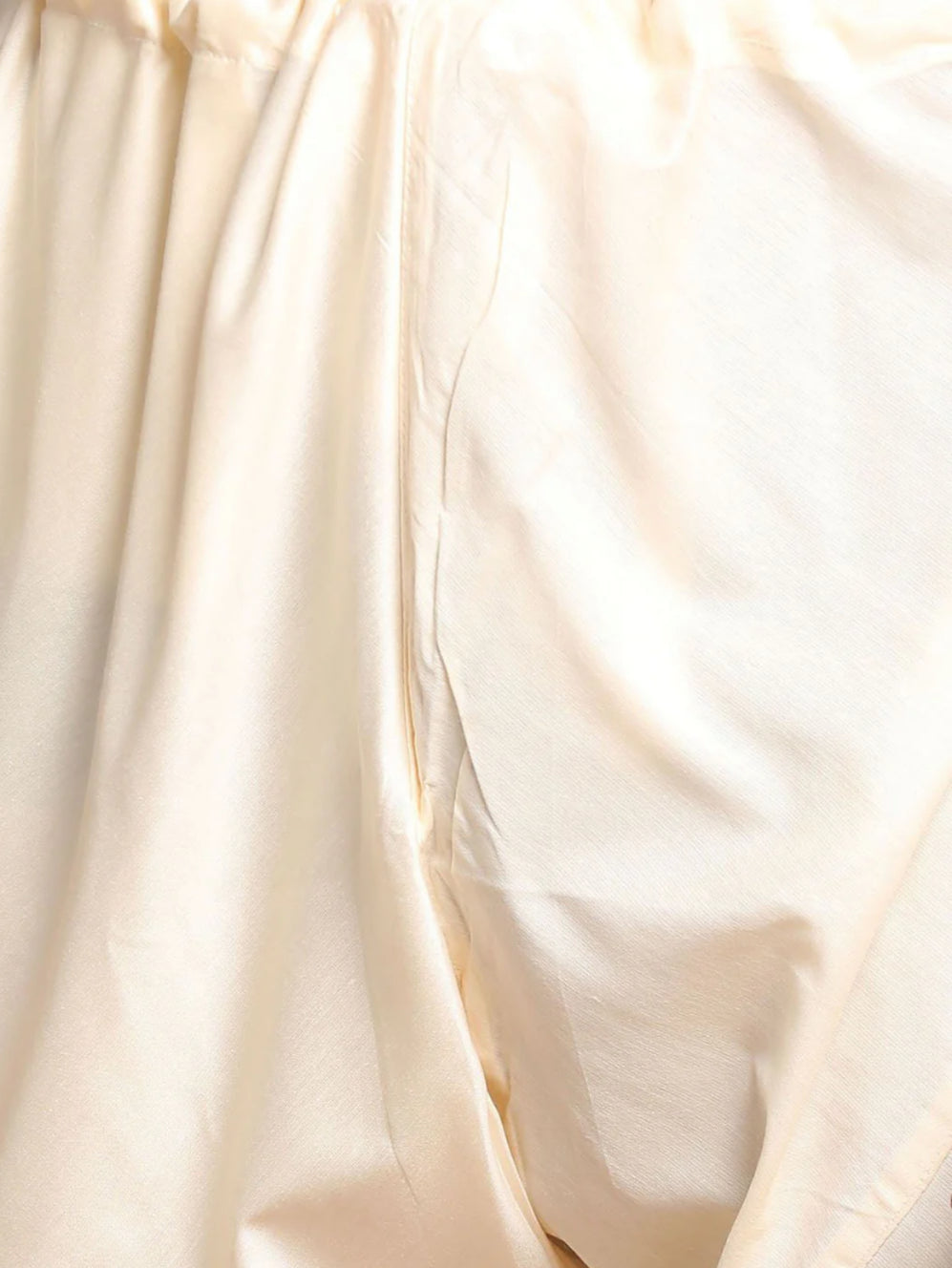 Ensemble Kurta avec veste style Nehru orange rouille imprimé et crème