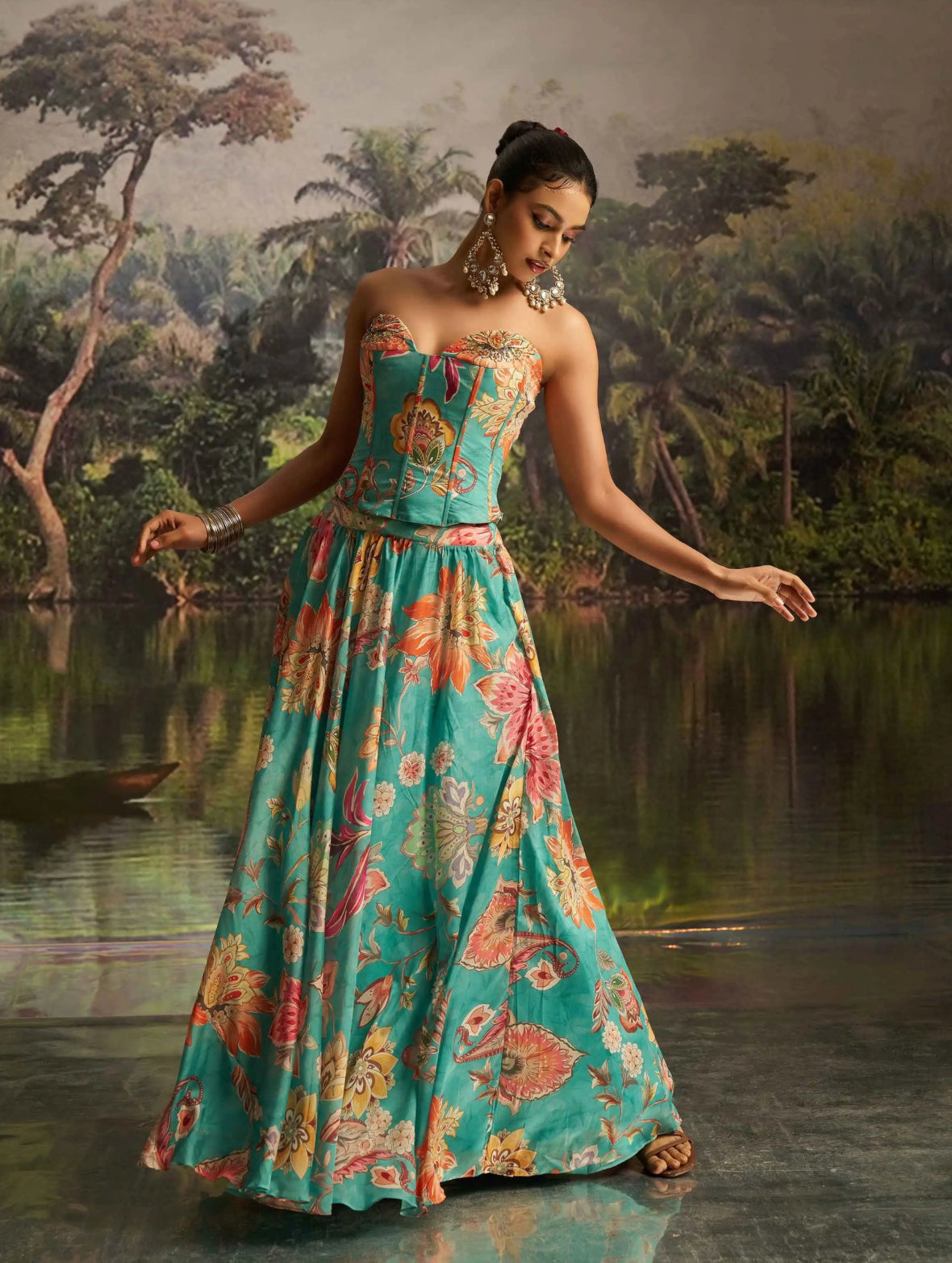 Elegant Pink Grey Bridal Lehenga with Zarkan Embroidery and Sequins