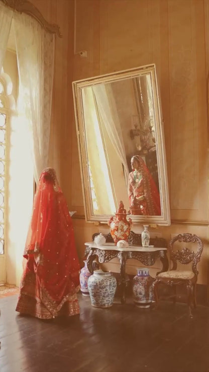 Exclusive Designer Fuchsia Pink Bridal Lehenga with Embroidered and Applique Work NAVYA COLLECTION 2025